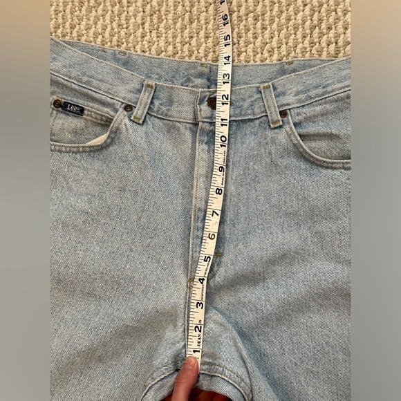 Vintage Lee 90’s Jeans High  Rigid Straight 🔥 Light Wash - Picture 8 of 15
